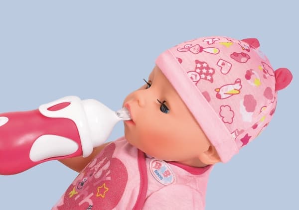 BABY born Interactive Bottle & Spoon, Nuken ruokintapullo, 3 vuosi/vuosia, Tarvitsee patterit, 130 g