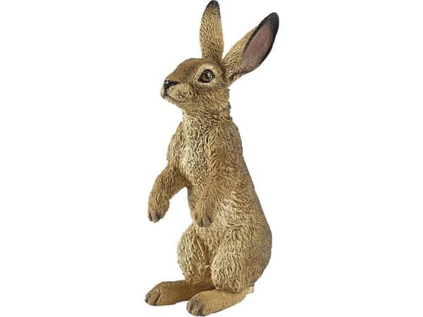 Papo Standing hare, 3 År, Wild animal kingdom, Brun, PVC