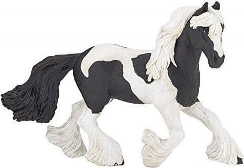 Papo 51550, 3 År, Horses, foals and ponies, Svart, Vit, PVC