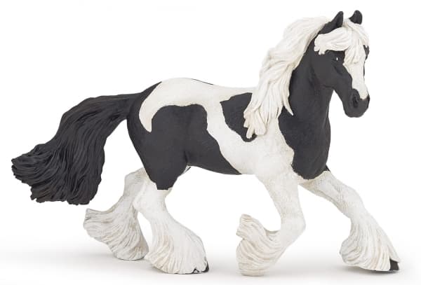 Papo 51550, 3 År, Horses, foals and ponies, Svart, Vit, PVC