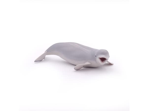 Papo Beluga whale, 3 År, Marine life, Grå, PVC