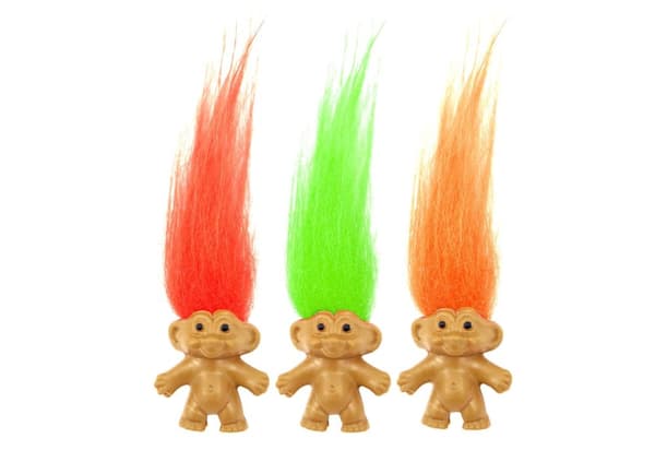 Penntrolle 4 stk 3,5 cm troll penn trolls