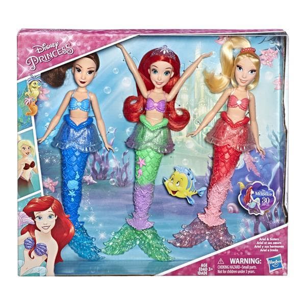 Disney Princess Ariel And Sisters - Ariel Docka med systrar
