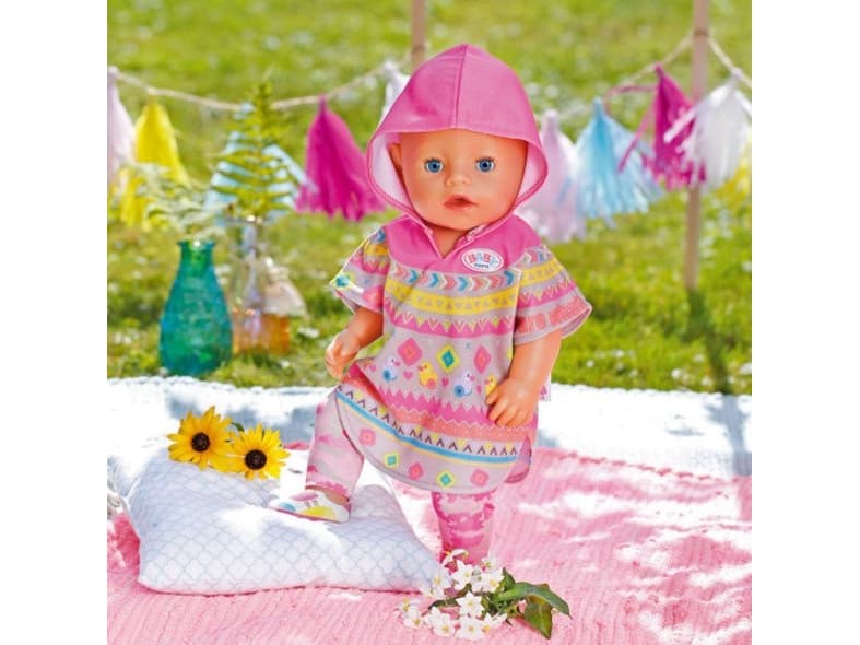 BABY born Deluxe Trendy Poncho Dockkläduppsättning