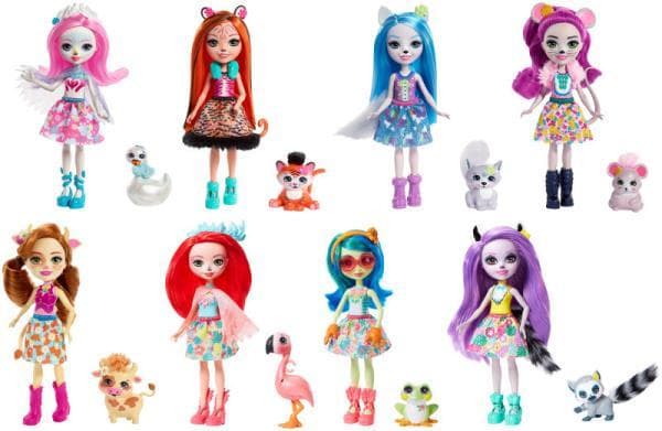 ENCHANTIMALS Lalka + zwierzątko FNH22 p8 MATTEL mix