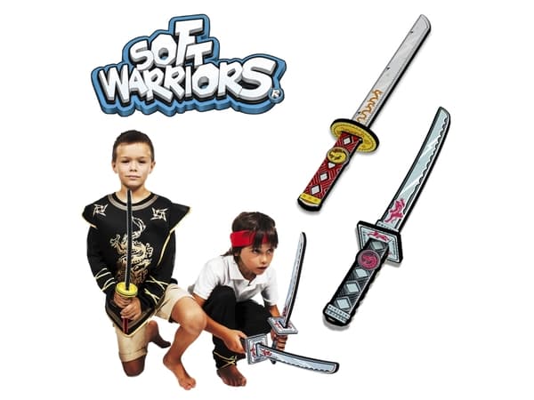 Soft Warriors Ninja Svärd Display
