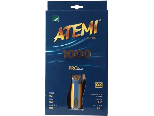 bordtennisracket Atemi 1000 konkav