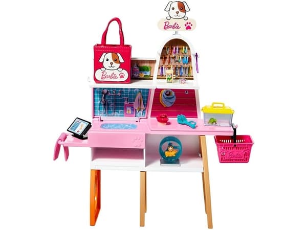Mattel Barbie docka - Husdjurssalong (GRG90)