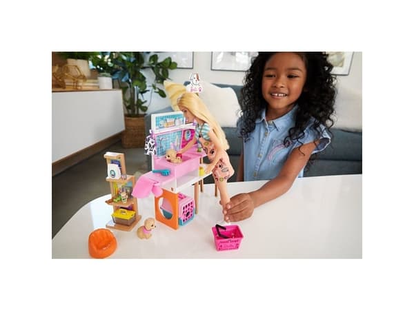 Mattel Barbie docka - Husdjurssalong (GRG90)