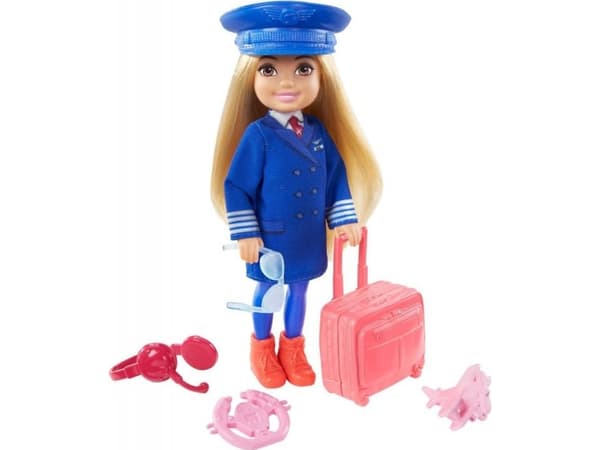 Barbie Mattel Chelsea Karriär Pilot Docka (GTN90)