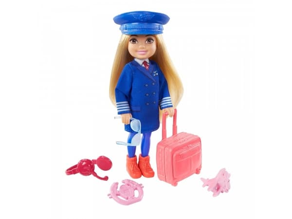 Barbie Mattel Chelsea Karriär Pilot Docka (GTN90)