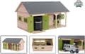 Miniatyrbild 1 av 2: Hippo-stall med två boxar 1:32 (610249)