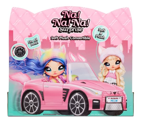 Na! Na! Na! Surprise Soft Plush Convertible, Dockbil, 3 År