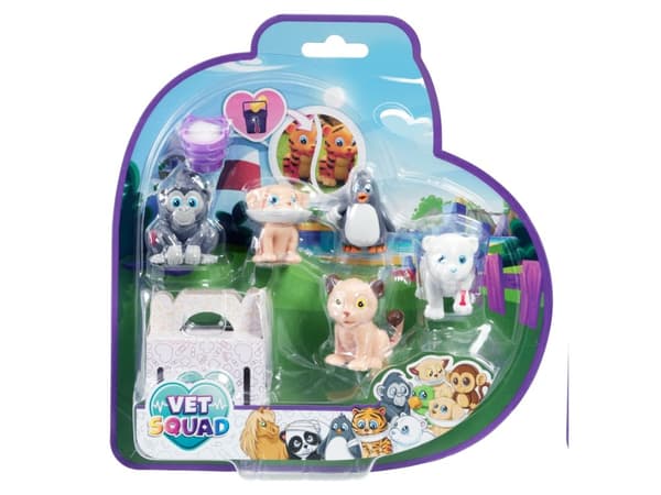 VET SQUAD Animals 5-pack - Assorted