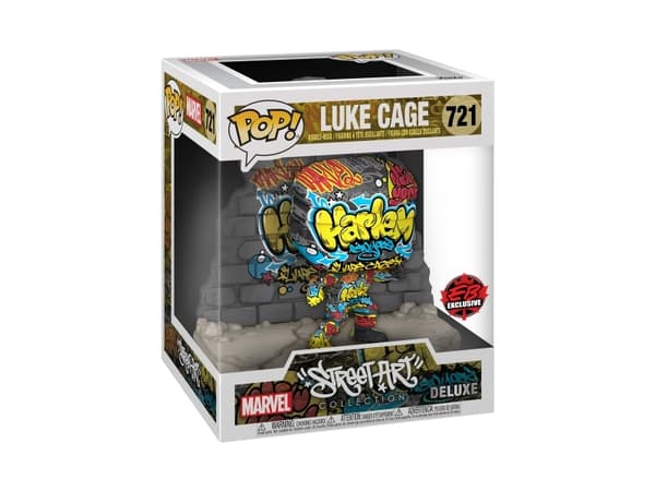 Funko POP! 721: Marvel Deluxe Street Art Collection - Luke Cage (EB Exclusive)