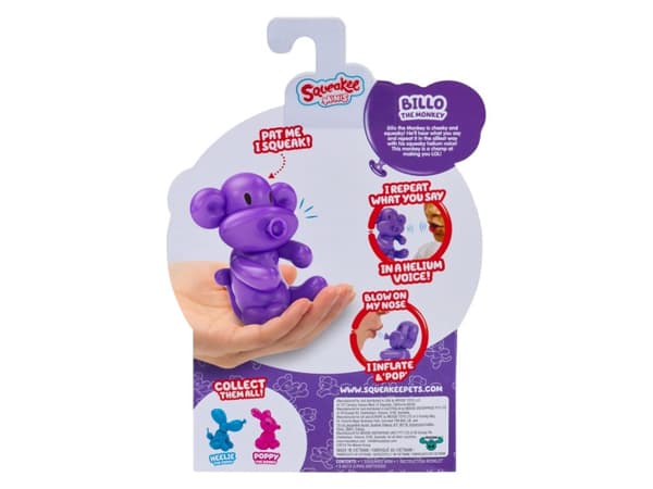 SQUEAKEE  Minis S1, Single Pack, Chimp