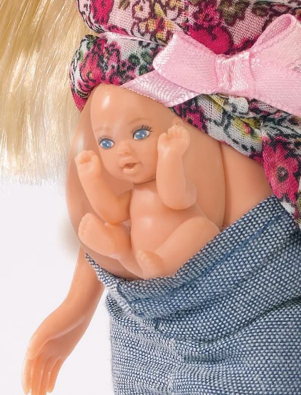 Docka Steffi gravid 29cm
