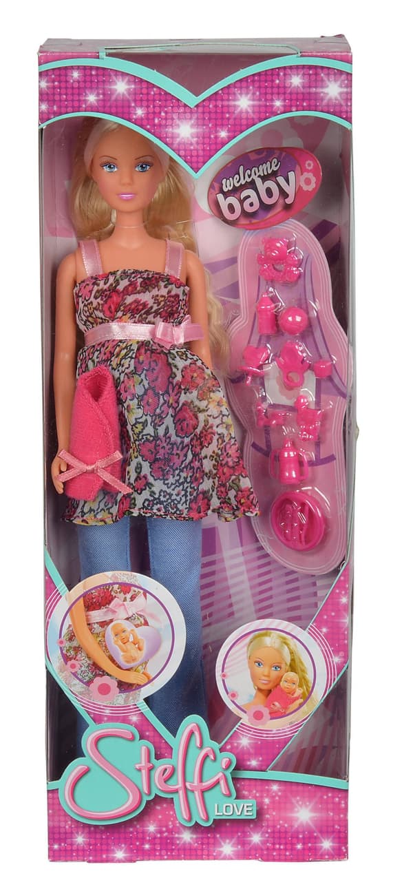 Docka Steffi gravid 29cm