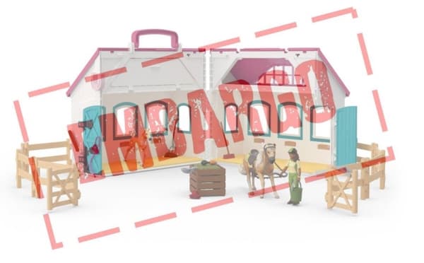 Schleich Open Stable Little Horseshoe