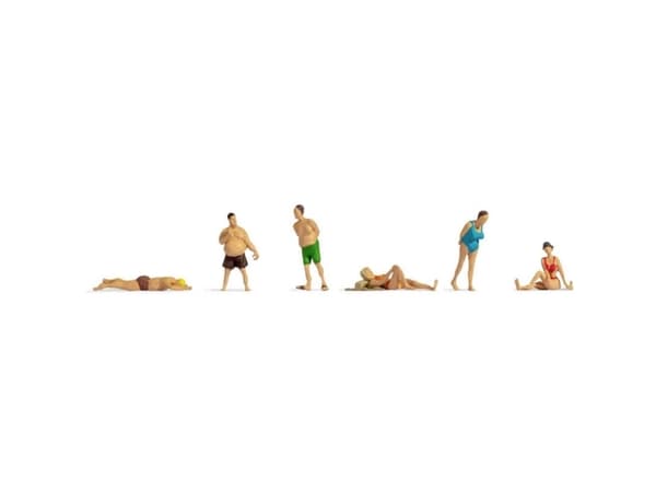 NOCH Bathers, TT (1:120), Flerfarget