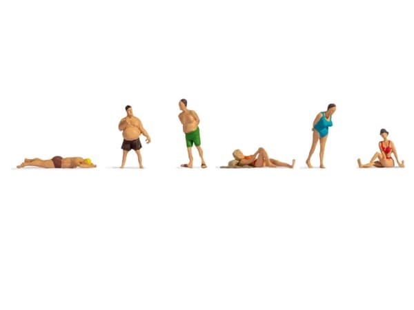 NOCH Bathers, TT (1:120), Flerfarget
