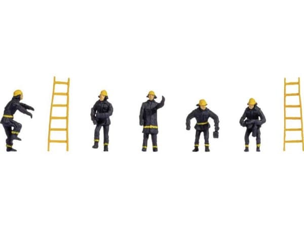 NOCH Fire Brigade, HO (1:87), Sort, Rød, Gult
