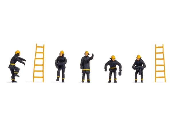NOCH Fire Brigade, HO (1:87), Sort, Rød, Gult Sort, Rød, Gult