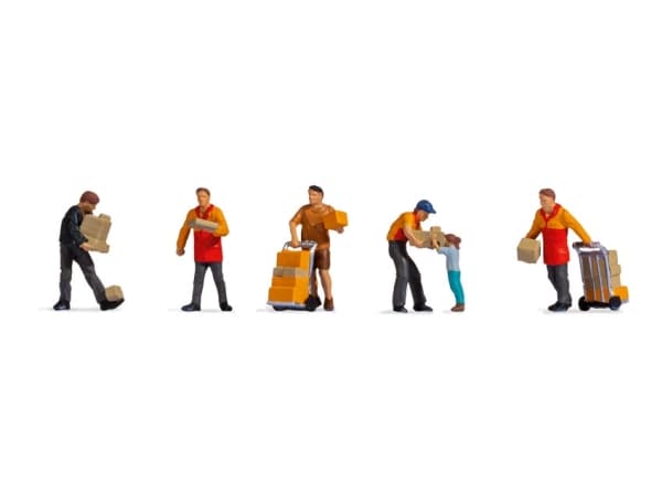 NOCH Parcel Carriers, HO (1:87), Multifärg Multifärg