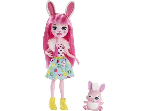 Enchantimals FXM73 Bree Bunny Doll and Twist Figure, Multi-Color