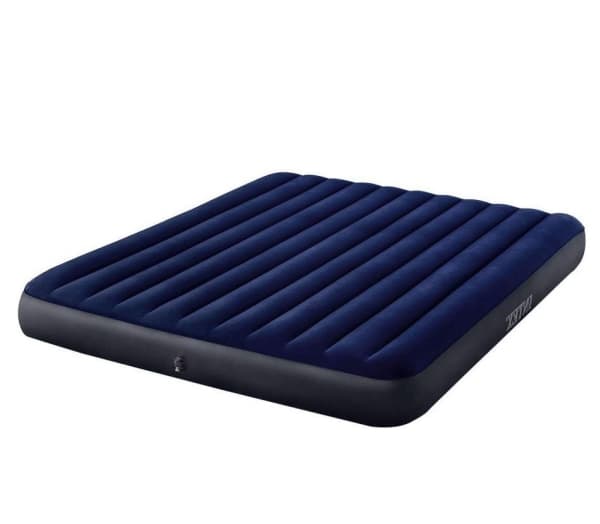 Intex Klassisk Downy Luftmadras 183x203x25 cm