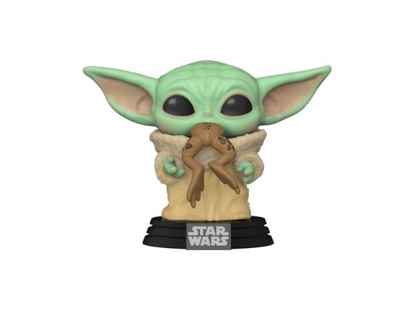 FUNKO POP! Vinilinė figūrėlė: Star Wars: The Mandalorian - The Child w/Frog,8 cm