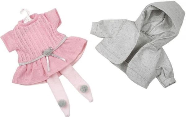 Llorens Clothes V-42, dresses and rompers 42cm
