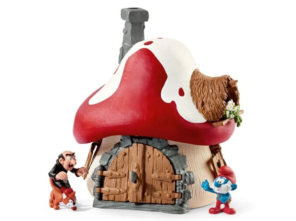 Smurf House with 2 figurines