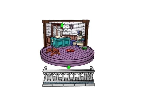 Wizarding World Charm's room playset