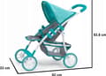 Miniatyrbilde 3 av 4: Milly Mally Wózek dla lalek Natalie Prestige Mint
