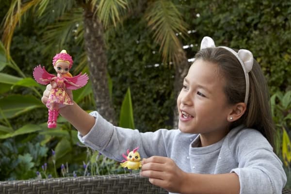Mattel Enchantimals Royals Falon Sunrise & zwierzątko Feniks (GYJ04)