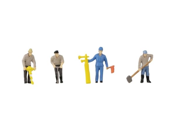 Faller 180238 H0 figures-set mini-sound-efektin rakentajilla ja tremololla varustettuna Monivärinen