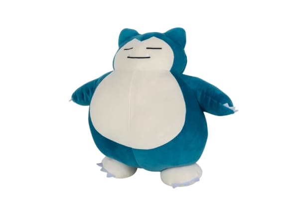 Jazwares Pokemon Snorlax Sovende, plysj, 45 cm