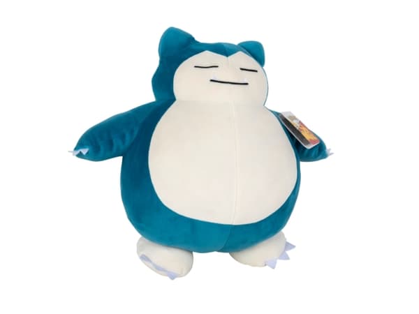 Jazwares Pokemon Snorlax Sovende, plysj, 45 cm