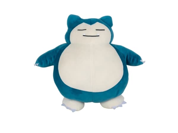 Jazwares Pokemon Snorlax Sovende, plysj, 45 cm
