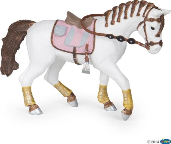 Russell Mare figur med Papo fläta (51525)