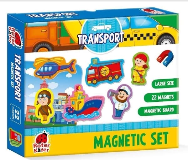 Magneettinen palapeli "Ajoneuvot" taululla RK2090-04