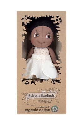 Mjuk ekologisk docka Rubens EcoBuds - Poppy