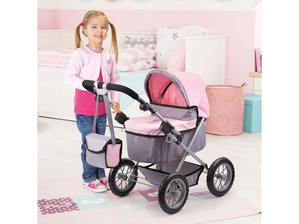 Baby doll's deep stroller in box 6130089 BRIMAREX