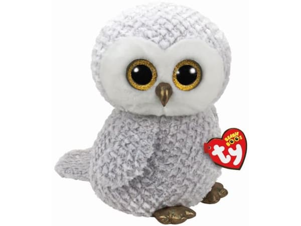 TY Beanie Boos Owlette - hvit ugle