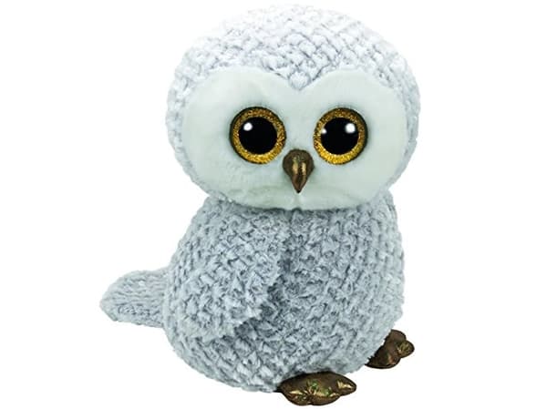TY Beanie Boos Owlette - hvit ugle