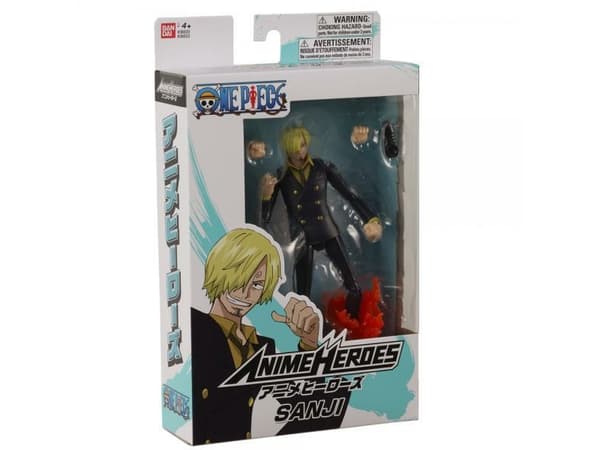 Bandai ANIME HEROES One Piece figur med tilbehør - Sanji, 17 cm