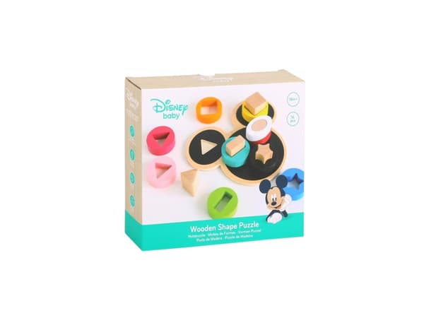 Disney DISNEY WOOD Mickey Shape Puzzle