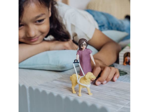 Lundby Docka Blindkäpp Hund