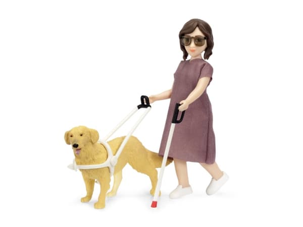 Lundby Docka Blindkäpp Hund